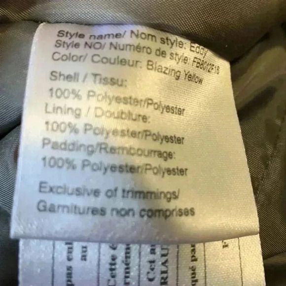 Firefly Aquabase Blazing Yellow snowboard/  ski pants, Boys XS - Picture 10 of 11